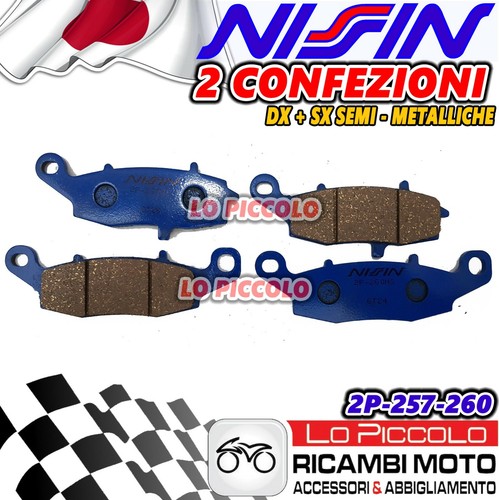 Kit brake pads nissin - nissin, front