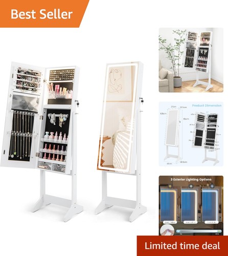 Freestanding lockable jewelry - freestanding,