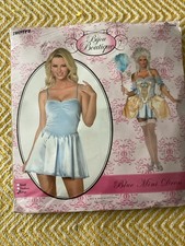 Smiffys Bijou Boutique Fancy Dress Blue Mini Dress Size Large - 16-18 UK hen do