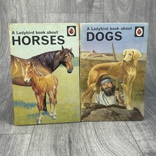 Ladybird Series 682 Natural History Dogs & Horses Complete Set Vintage Bundle x2