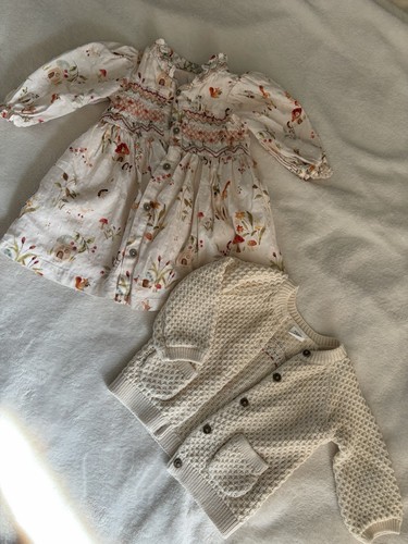 Baby girl autumnal dress - autumnal, and