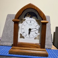 Acctim Quartz Wooden Mantel Clock VGC