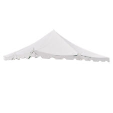 Replacement Pole Tent Canopy Top 15x15 White Cover Event Wedding Party Open Box