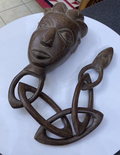 Vtg african wood - vtg, carved