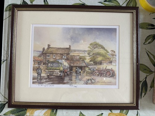 Framed vintage print bulk - vintage,