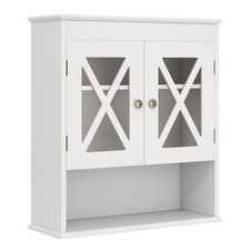 COSTWAY Bathroom Cabinet Wall