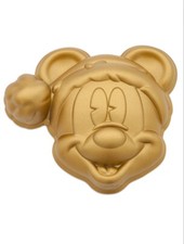 Disney Parks Santa Mickey Mouse Holiday Jelly Jello Aluminum Mold 8" 