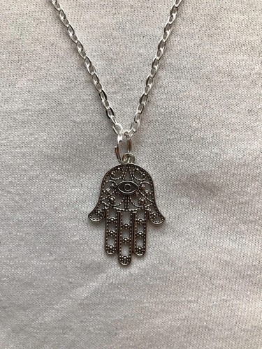 Hamsa hand evil eye silver - hand,