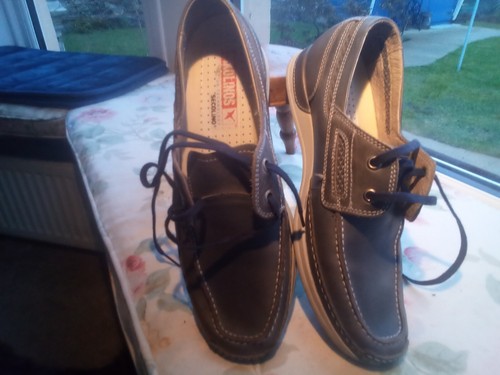 Pikolinos grey deck shoes 41 - pikolinos, 7/41