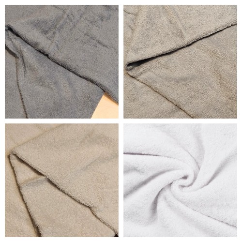Cotton towelling fabric - cotton, plain