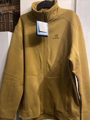 Salomon mens mustard - mens, zip