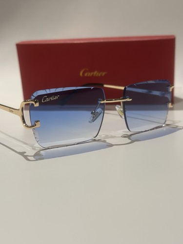 Cartier big diamond cut blue - c,