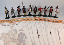 10 Del Prado Napoleon At War Figures Nos 41 42 43 44 45 46 47 48 49 & 50 + Books