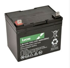 LUCAS 12V 34AH GOLF BATTERY 36