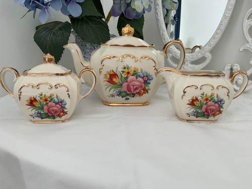 Vintage sadler cube teapot - vintage,