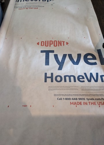 Dupont tyvek homewrap 8ft - tyvek, wide