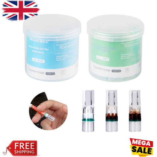 100 tobacco tar filters slim - 100,