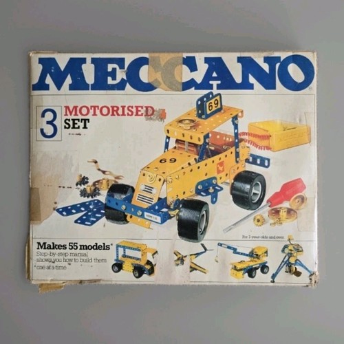 Vintage meccano motorised set - motorised,
