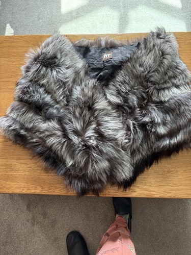 Fox fur cape stole - fur, /