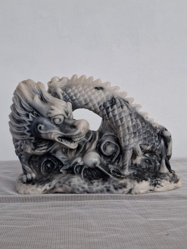 Vintage hand carved soapstone - carved,