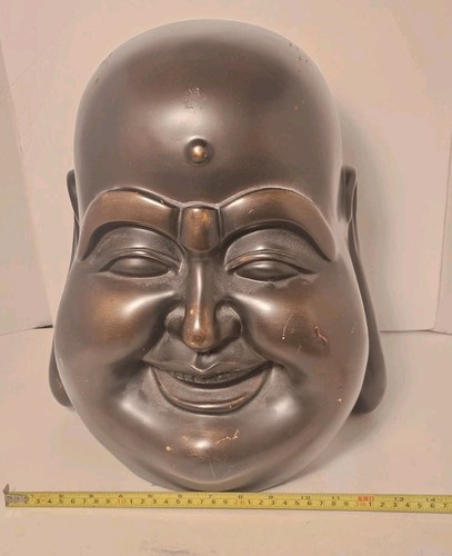 Jolly buddha head statue resin - head,