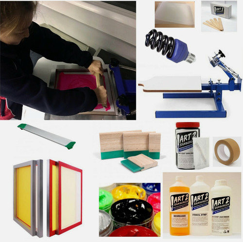 One colour screen printing - colour,