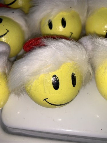 Vintage smiley face - smiley, santa