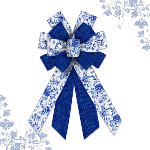 Large spring chinoiserie blue - large,