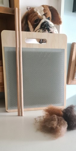 Wool blending carder board - carder,