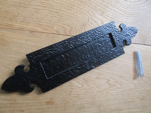 Rustic iron letter - iron, plate