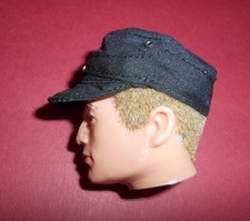 1/6th scale Dragon WW2 German Panzer Peaked Cap for 12" action figures.