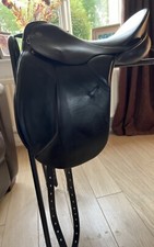 Kieffer Innsbruck Dressage Saddle, 17" Med Fit, Black, Ex-Display  Immaculate