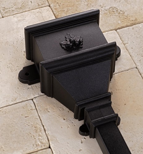 Cast iron effect downpipe bath - cast,
