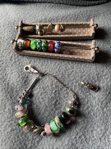 Trollbead bracelet with many - bracelet,