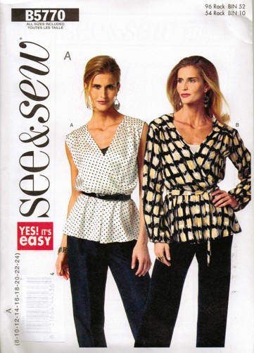 Sewing pattern top blouse - pattern, top,