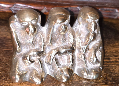 Vintage brass three - brass,