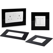 Black Finger Plates Light