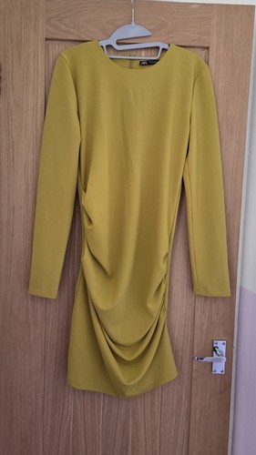 Zara mustard draped - zara,
