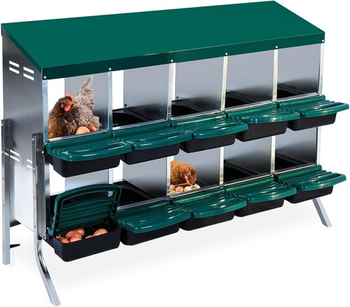 Chicken nesting box - nesting, 10
