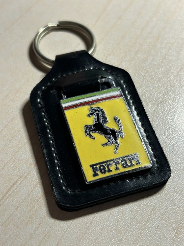 Vintage ferrari enamel - ferrari, keyring
