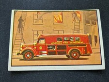 1953 Bowman Firefighter Card #