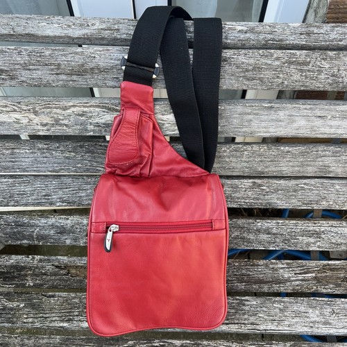 Travelon red leather - travelon, travel