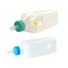 Lamb milk bottle with - lamb, handle