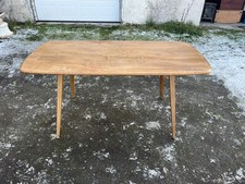 Vintage Plank Top Ercol Table / Ercol Kitchen Table / Elm Ercol Table