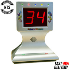 Disco Bingo Machine with Music & Lights 1-75/90 Battery Operated Party Game