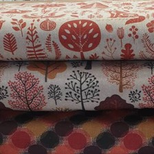 AUTUMN COTTON CANVAS FABRIC RANGE* 100% Cotton * 145cm wide * Three Designs *...