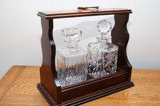 Lovely Dark wood Tantalus and