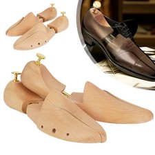 1 Pair Shoe Stretcher Cedar Wood Shoe Expander Anti-Deformation Men's Shoe Tree