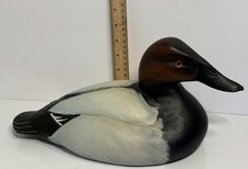 14" L Ducks Unlimited Double Peak Fine Collection  Duck Decoy
