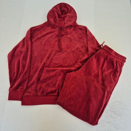 Fila tracksuit red mens - fila,